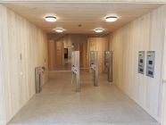 Bezahlter Zutritt zu den WC-Anlagen der Gotthard Raststätte Uri.